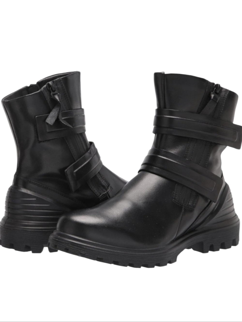 Ecco |‎ Women’s Tredtray Moto Leather Booties Black Size 36 US Size 7